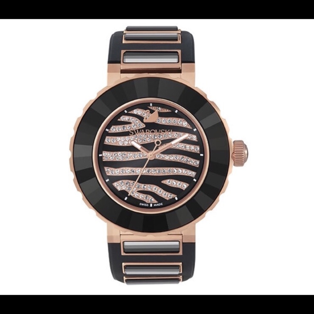 Octea Sport Zebra Rose Gold Tone Watch 5080197 - Picture 1 of 5